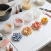 Nonstick Mousse Cake Decorating Flexible Candle Mold 3D Flower Silicone Mold  Soap Crafting