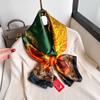 Luxuriöser hochwertiger Designer-Schal Bandana Damen Seidenschal Schals Muslimischer Hijab Tasche Bekleidungszubehör Wickeltuch Foulard Schal