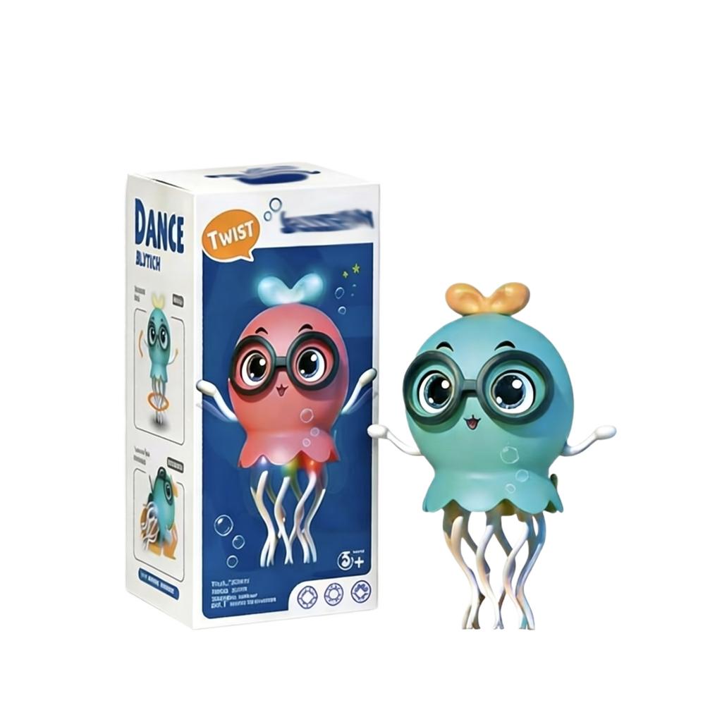 Interactive Dancing Octopus Toy Automatic Obstacle Avoidance Motion Sensor Kids Light Up Educational Electronic Toy for Children
