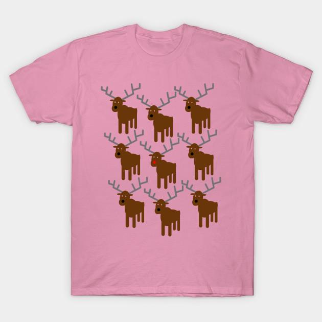 T Shirt Women Santas Reindeers Crew Harajuku Print Kawaii Tshirt Summer Short Sleeve Female T-Shirt Top Tee