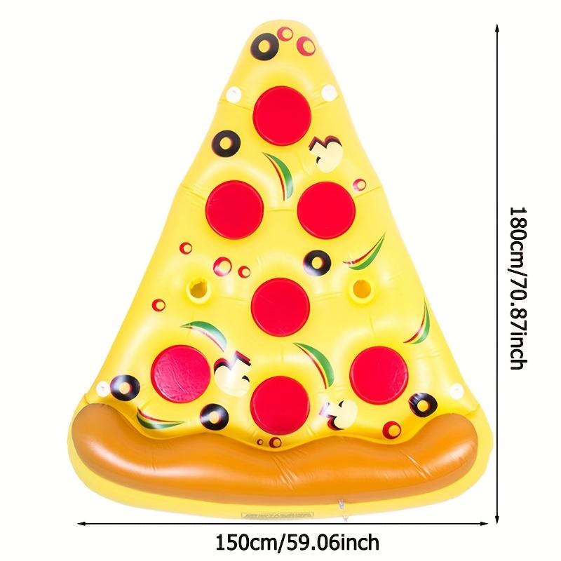 Felie de Pizza Gonflabilă Gigant, Colac de Piscină Amuzant, Jucărie pentru Petrecere la Piscină, Saltea de Vară pentru Piscină, Extra Mare