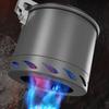 Portable Compacts Backpacking Cookware Windproof Outdoor Cooking Pot with Folding Handle For Outdoor Cooking Efficiency