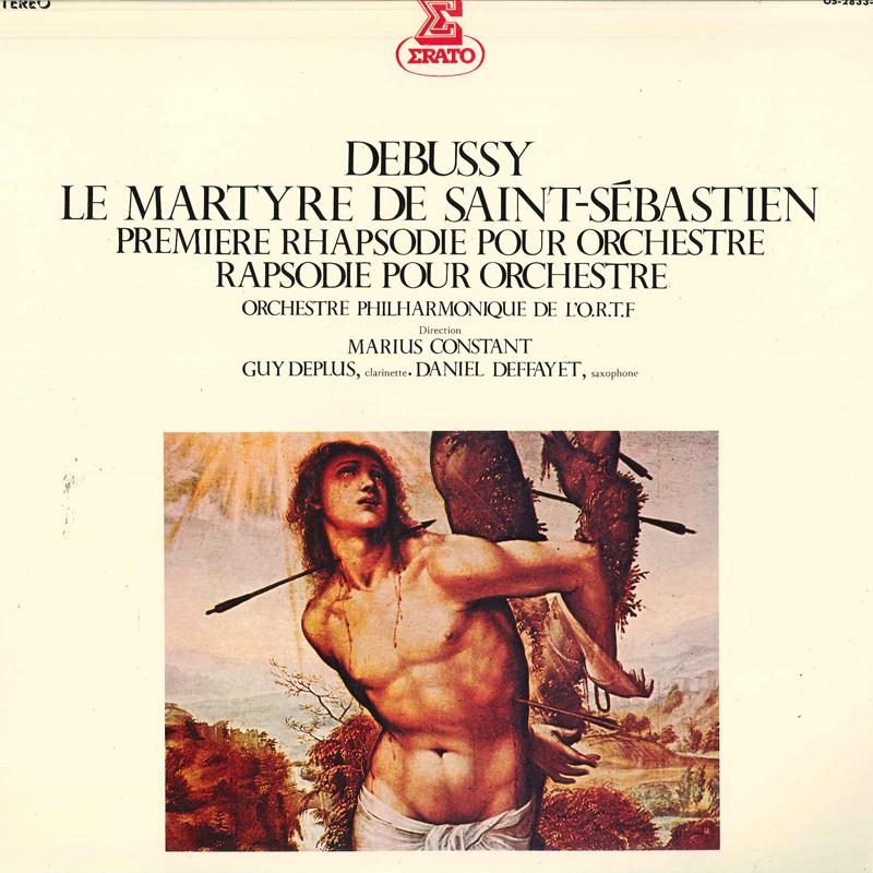 

LP Record MARIUS CONSTANT(DIR.)/ORCHESTRE PHI - Debussy/Le Martyre De Saint-sebasti OS2833 ERATO 1973 Japan Classical Used
