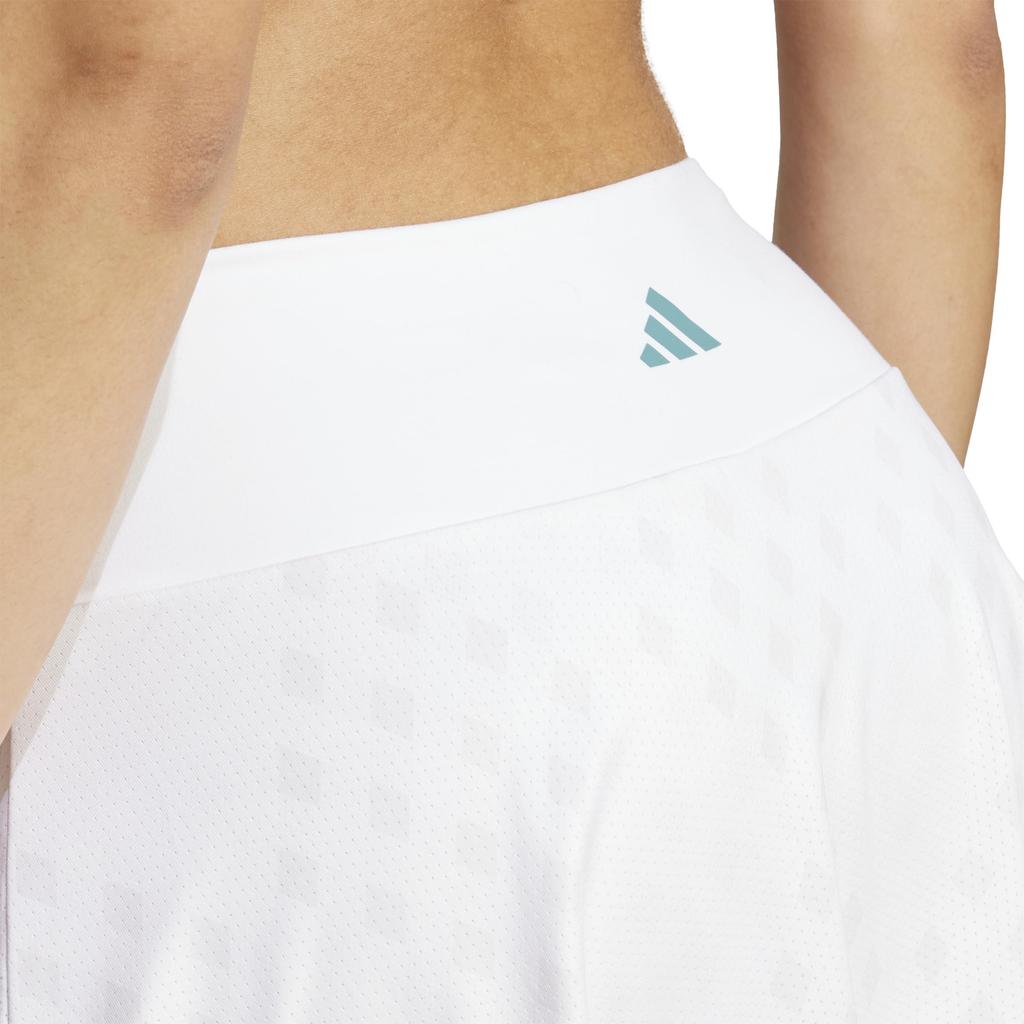 Adidas Women's Tennis Club Graphic Skirt JWL81 White/Dash Gray (KB8353) Size M