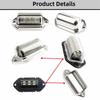 2Pcs Universal LED License Plate Light 12V-24V Side Lamp Step Bulbs Tail Lamp  Truck RV Trailer