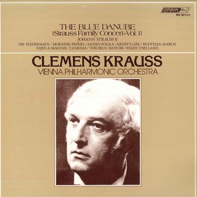 LP Record CLEMENS KRAUSS WIENER PHILHARMONIK  Blue Danube Strauss Family Concert MX9013 LONDON 1978 Japan Classical Used