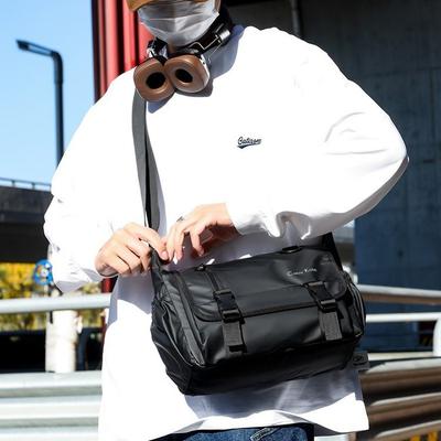 Fashion Japanese Simple Functional Shoulder Bag Casual Men'S Messenger Bag Fashionable Versatile Large-Capacity Messenger Bag