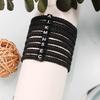 Acrylic Initial Letter Adjustable Woven Bracelet for Couples
