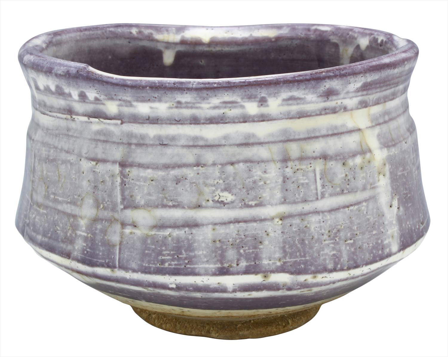 

Seto ware matcha bowl by Nakajima Shunso, Kohiki (powdered finish), white, handmade by the artist, perfect as a gift or present, in a wooden box