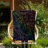 1PC Faces ArtworkOutdoor Flannel Blanket - Soft Plush Decor for Picnics, Camping, Bedroom, Playroom, Office, or Lunch Break 1248A
