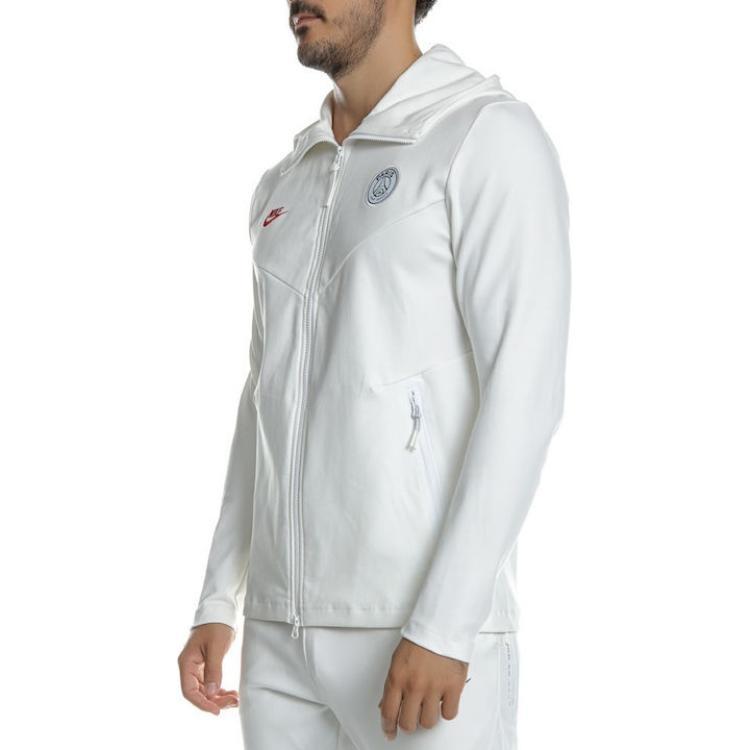 PSG Men's Nike Sportswear TCH PCK Hoodie FZ CL White CI2131-104