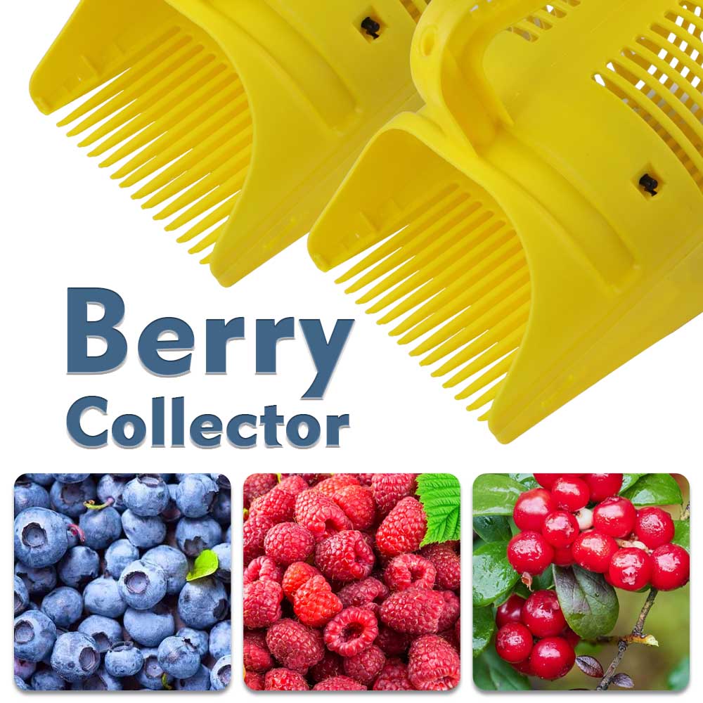1pc Handheld Portable Berry Blueberry Picker Plastic Comb Rakes Picking Collection Fruit Collecting Scoop Farm Orchard Harvester