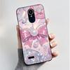Hülle Für LG K8 2017/LG K8 2018/LG K9 2018 Weiches Silikon Schwarzes Gehäuse Für LG K10 2016/LG K10 2017 Hülle Niedliche Blume Cartoon Hülle