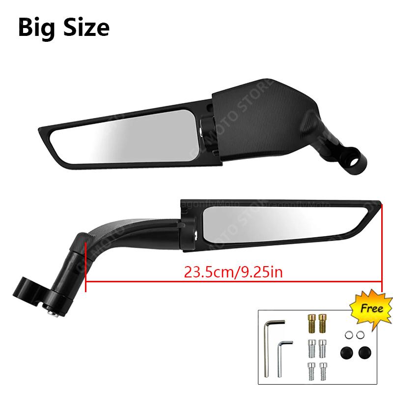 

For Honda CB400 CB500X/F CB400X CB650R CB650F CB600F Motorcycle Wind Wing Side Rearview Mirror Adjustable Rotating Accessories