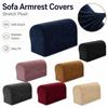 1pair Elastic Couch Arm Covers Solid Sofa Arm Protectors Sofa Armrest Covers  Living Room Furniture