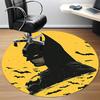 1pc Batman Office Round Area Rug, Under Office Chairs Bedroom Living Room Home Decor, Room Deco, Available In Various Sizes