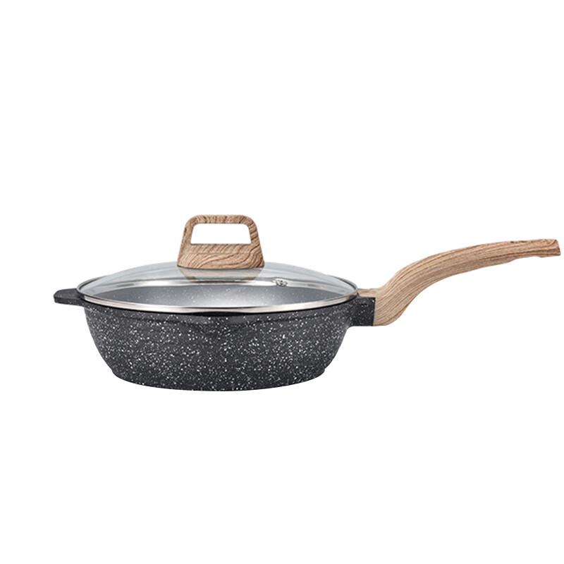 CINDYCOCO 32cm Maifanstein Antihaft-Wok