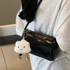 2025 Summer New Niche Design Glossy Bag Women's Bucket Bag Large Capacity High-grade Texture Shoulder Messenger Bag