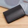 Business Card Holder Stainless Steel Magnetic Leather ID Case Corporate Gift for Men Women