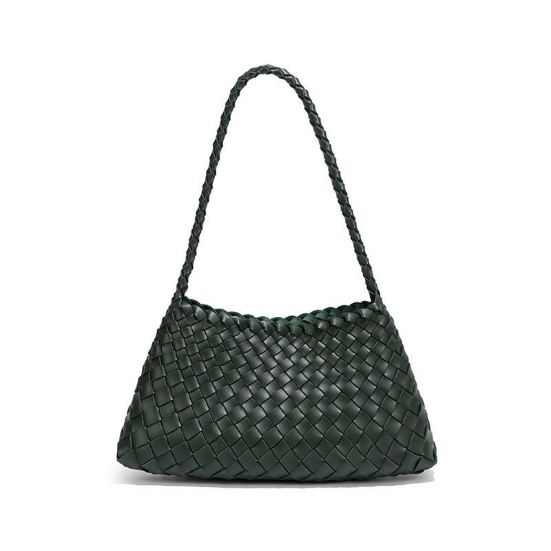 Hand-woven Women's Bag, High-end, Versatile, Single-shoulder Underarm Bag, Retro Casual Hand-held Mother and Child Bag