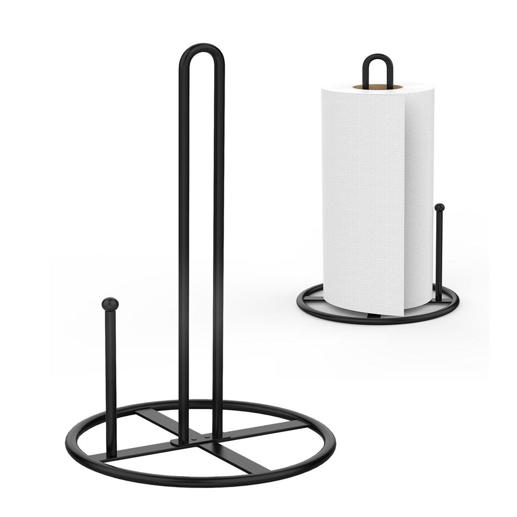 Stylish Countertop Paper Towel Rack Functional Countertop Paper Towel Rack Tissue Organizer Paper Roll Dispenser