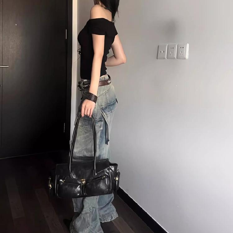 Crossbody Bags for Women Shoulder Bag Leather Purse Clutch Shoulder Toted Handbag with Zipper Closure Hoboes Handbag
