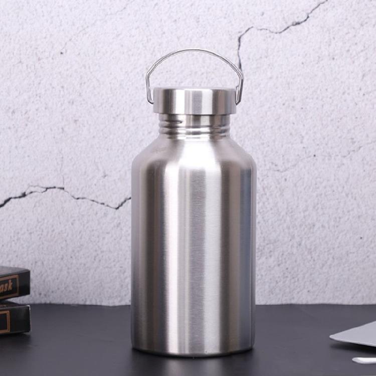 Large Capacity 2000ml 304 rustless waterbottle For Hiking Camping And Travel Single Layer Light Design For outdoor Use