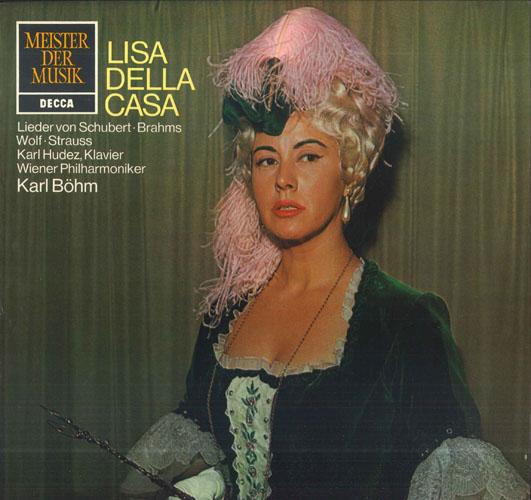 

LP Record LISA DELLA CASA SCHUBERT BRAHMS Lieder Von Schubert Brahms Wolf SMD1243 DECCA Germany Classical Used