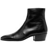Men's Genuine Leather Chelsea Boots - Summer British Style with Zipper