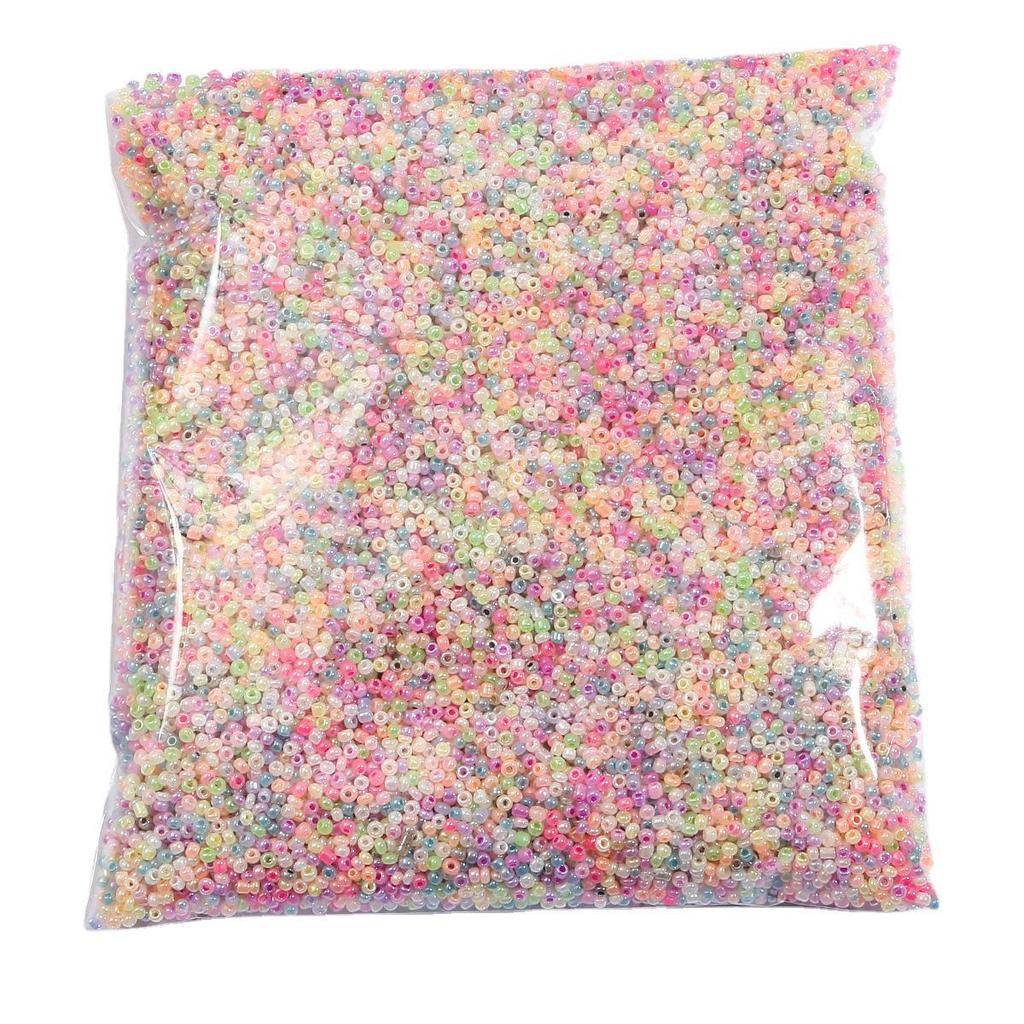 2/3mm Colored Glass Beads for DIY Jewelry Bracelets