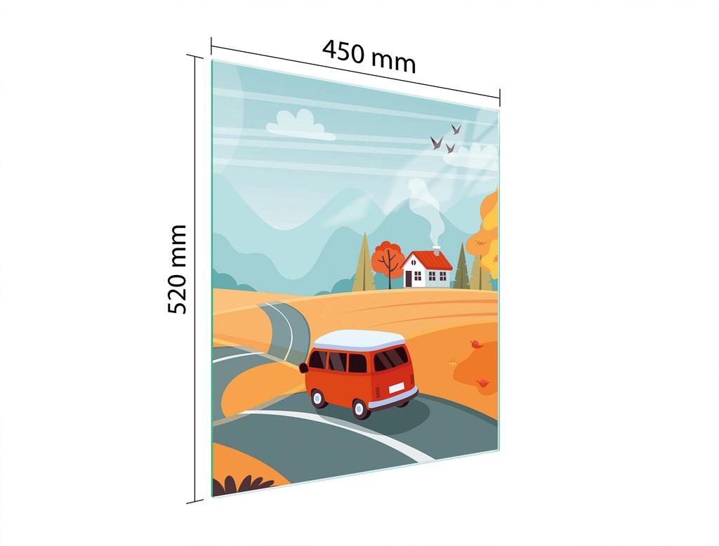 GLAS-SCHNEIDEBRETT 45x52 AUTO