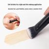 Dual-Sided Sloped Concealer & Powder Brush: Portable Multi-Use Tool for Eyeshadow, Blush, and Foundation.