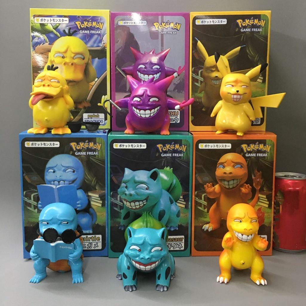 Bonecos Pokémon Coloridos e Vibrantes para Decorações de Carro e de Mesa