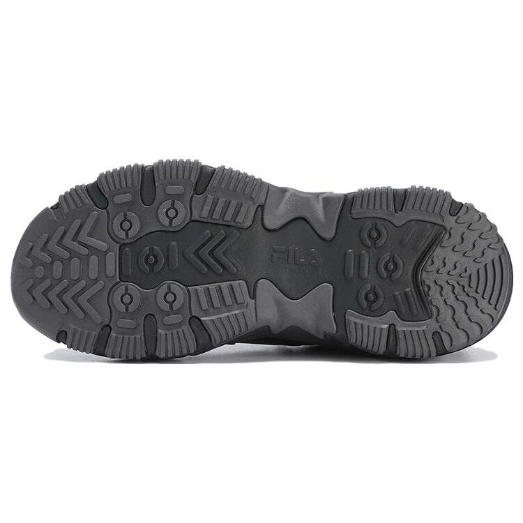 FILA Predator 2 Mesh Fabric Synthetic Leather Comfortable Daily Wear Durable Low-Top Lifestyle Shoes Men sneaker Black F12M322105FBF