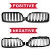 For Bmw F30 F31 3 Series 318i 320i 330i 320d Carbon Fiber/Black Grill Facelift Racing Grille Kidney Front Bumper Grill 2012-2018