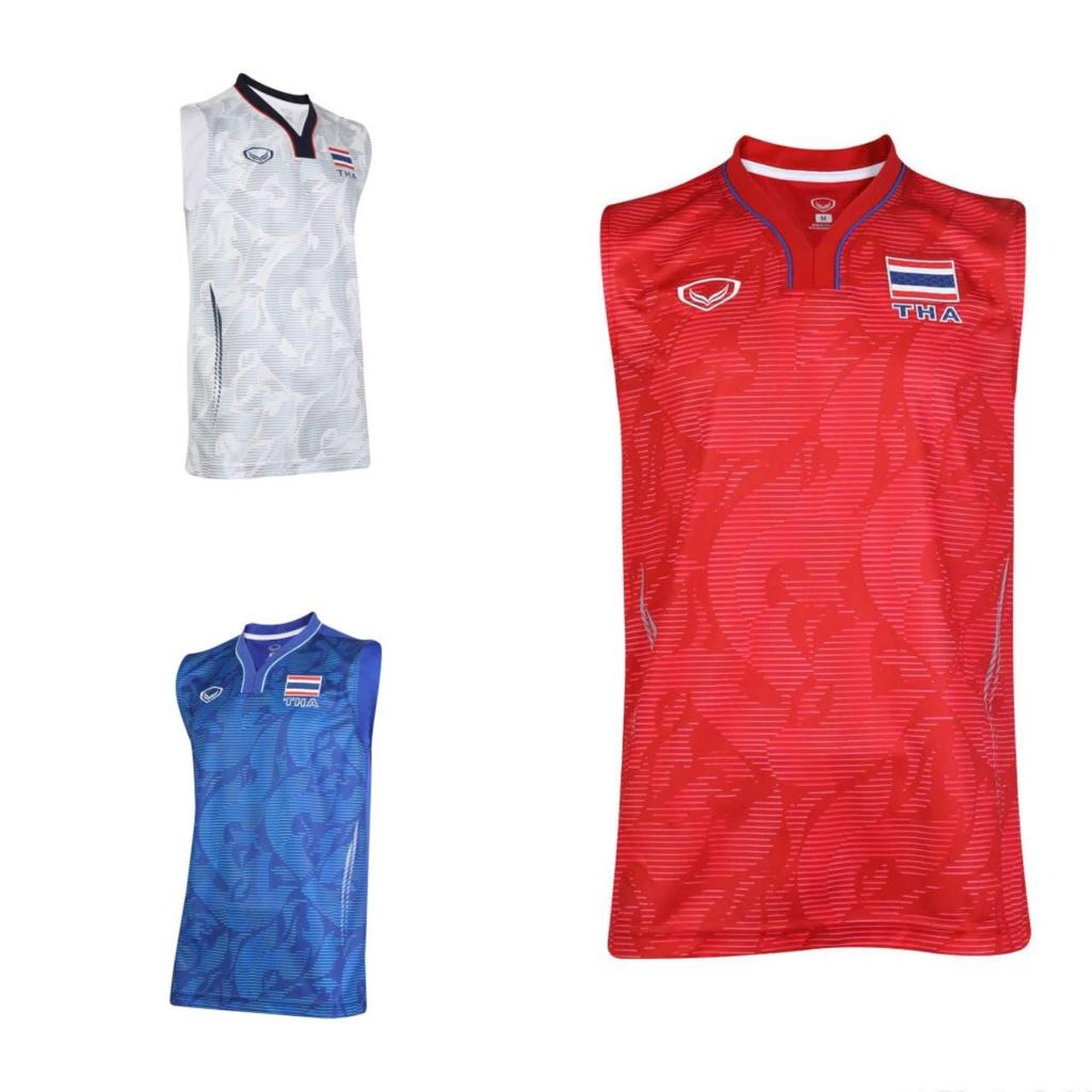 Volejbalový dres bez rukávov Muži Thajsko Ázijské hry 2022 Grand Sport 100% polyester Šport