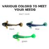 1 Pcs Soft Fishing Lure 2.5G6.5Cm/5.3G9Cmbright Color Swimbait Worm Lure For Fishing Bait