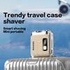 Home Travel Electric Smart Shaver Household Shaver Digital Display Portable Mini Dual Blade Rechargeable Shaver Men Gifts