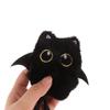 1 Piece 10Cm Ghost Wings Little Black Cat Plush Toy Doll Pendant Ins Big Eyes Punk Bag Decoration For Boy Girl Birthday Gifts