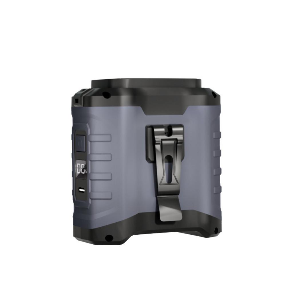 Portable Waist Clip & Fan | USB Rechargeable With LED And Power Bank