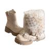 Thick-soled fluffy snow boots women's winter 2026 new piled thickened non-slip short boots thermal cotton shoes