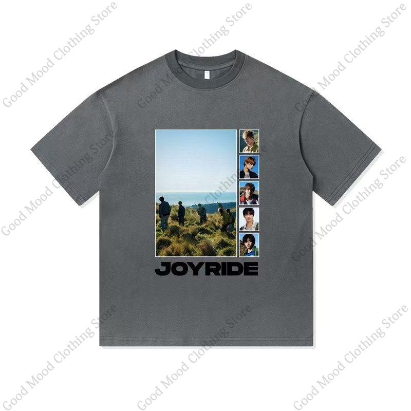 CORTIS Print T Shirt Fashion Street Hip Hop Retro JUHOON KEONHO SEONGHYEON Print Tshirt Kpop Fans Cotton Short Sleeve Tee Tops