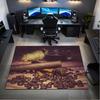 1Pc Cigar Coffee Beans Pattern Rug - Home Decoration Carpet For Living Room Bedroom Flooring Computer Chair Area Rug