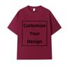 Customized Your Own Design Diy02 Cotton Men T-shirts Women T Shirts Personalized Unisex Custom Printed Logo