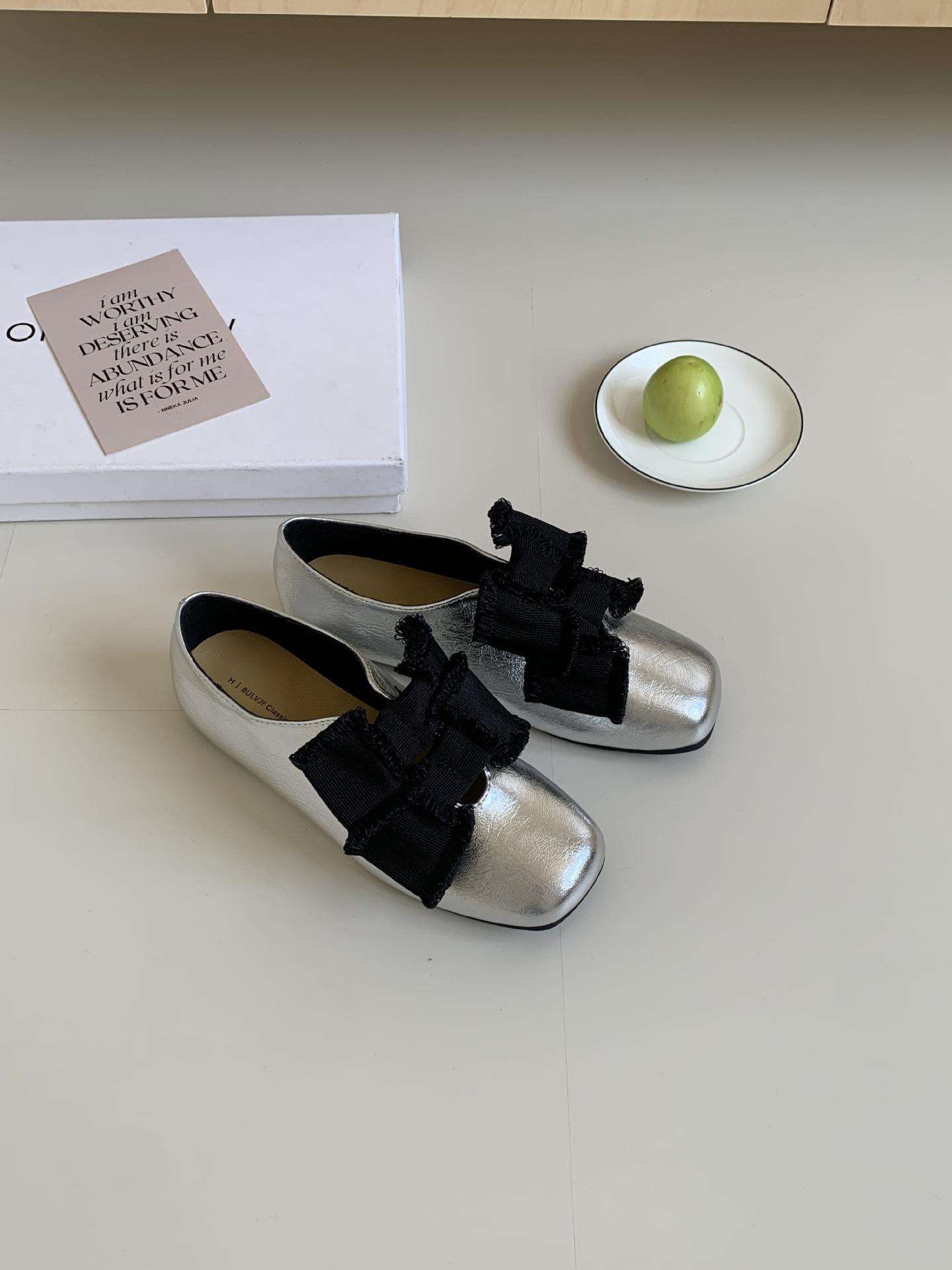 Women s Flat Bowknot Casual Pumps - Comfortable Casual Wear 35