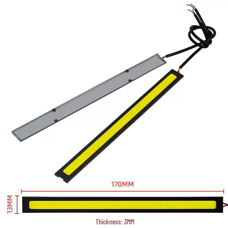 

17СМ Супер Яркие Светодиодные Дневные Ходовые Огни для Автомобиля, DC12V, Водонепроницаемые Декоративные Огни White