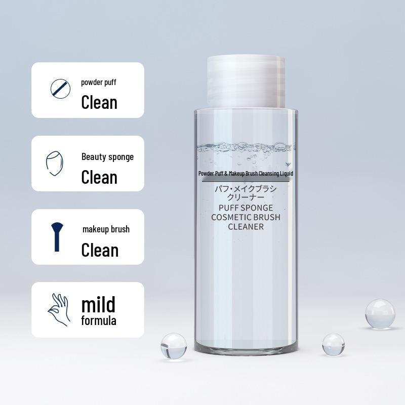 80ml Beauty Blender & Makeup Brush Cleanser for Puff, Cushion, and Powder Wash.