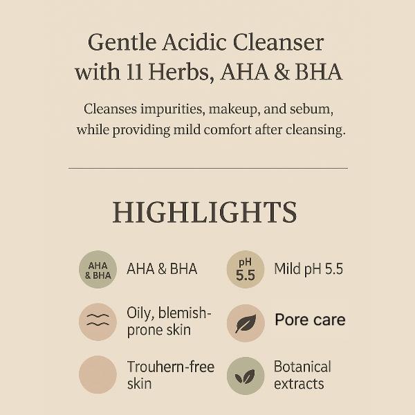 VILLAGE 11 FACTORY Active Clean Gel Cleanser (100ml / 3.38 oz)  (3 Options)