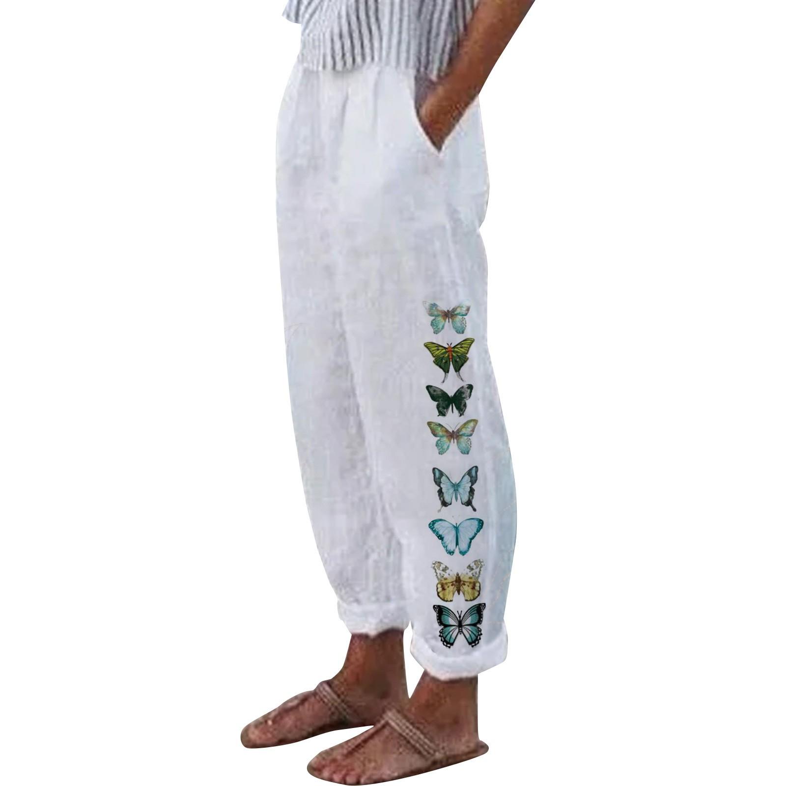 

Повседневные брюки Omen с карманами и эластичной резинкой на талии, свободные длинные брюки, брюки XXL светло-синий