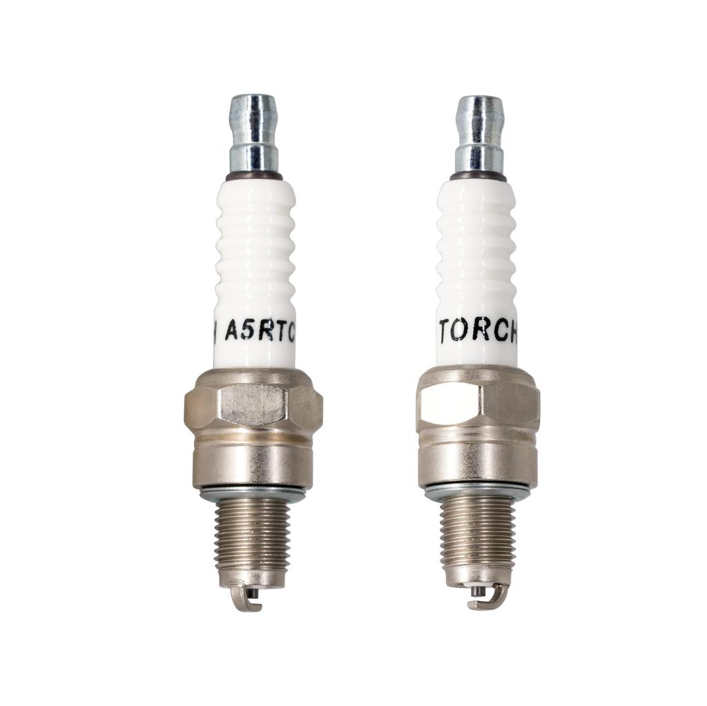2 Pcs TORCH A5RTC Generic Plug Replacement NGK [6535] CR5HSB Spark Plug, BRISK NAR17,